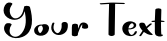 "Your Text" rendered in the Sweet Kitty font