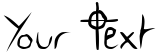"Your Text" rendered in the The Cowboy Font font