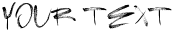 "Your Text" rendered in the TrapHouse font
