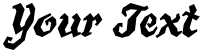 "Your Text" rendered in the True Grit ITC Std font