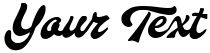 "Your Text" rendered in the Twilight Luminance font