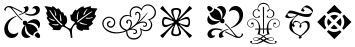 "Wavy Text" rendered in the Type Embellishments One font