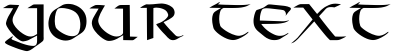 "Your Text" rendered in the Viking-Normal font