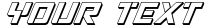 "Your Text" rendered in the Viking Squad 3D Italic font