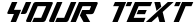 "Your Text" rendered in the Viking Squad Italic font