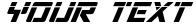 "Your Text" rendered in the Viking Squad Laser Italic font