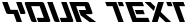 "Your Text" rendered in the Viking Squad Leftalic font