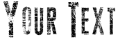 "Your Text" rendered in the Vtks Money 2 font