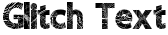 "Glitch Text" rendered in the WildScratch font