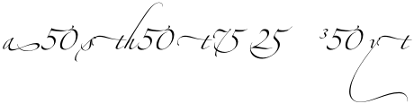 "Aesthetic Text" rendered in the Zapfino Extra LT font